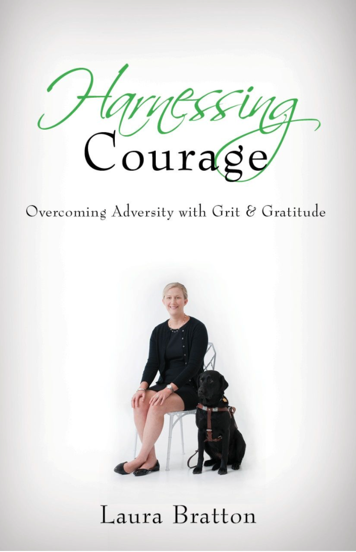 book cover, Harnessing Courage, by Laura Bratton